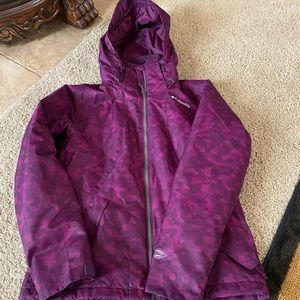 Purple Columbia Ski Jacket Size M